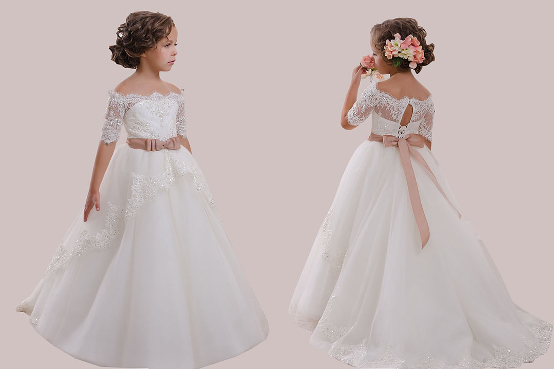 Compre Vestidos de niña de las flores