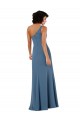 Compre Borgoña línea A Un Hombre Gasa Largo Formales Vestidos de dama de honor / Vestidos de noche