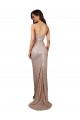 Compre Champán Sirena Cucharón Lentejuela Largo Formales Vestidos de dama de honor / Vestidos de fiesta