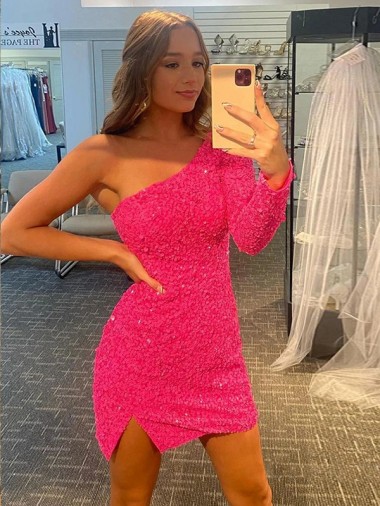 Compre Color mostrado Cubierta Un Hombre Corto Lentejuelas Terciopelo Corto Vestidos de fiesta