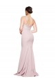 Compre Cubierta Sin tirantes Barrer tren Crepé Elástico Largo Formales Vestidos de dama de honor / Vestidos de fiesta