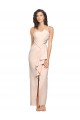 Compre Cubierta Sin tirantes Crepé Elástico Largo Vestidos de dama de honor / Vestidos de fiesta