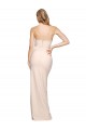 Compre Cubierta Sin tirantes Crepé Elástico Largo Formales Vestidos de dama de honor / Vestidos de fiesta