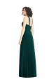 Compre Evergreen línea A Halter Gasa Largo Vestidos de dama de honor