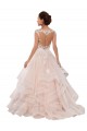 Compre Marfil & Champán Cuello de Corazón Cola capilla Tul Encaje Vestidos de novia