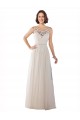 Compre Marfil & Champán línea A Ilusión Barrer tren Tul Boho Vestidos de novia