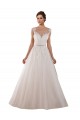 Compre Marfil Cuello de Corazón Cola capilla Tul Encaje Vestidos de novia