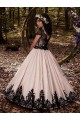 Compre Marfil Cuello de Corazón Satén Encaje Largo vestidos de niña de las flores