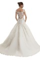 Compre Marfil Sirena Hombros Descubiertos Barrer tren Tul Encaje Vestidos de novia