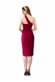 Compre Negro Cubierta Un Hombre Cóctel Crepé Elástico Corto Formales Vestidos de dama de honor / Vestidos de fiesta / Vestidos de cóctel