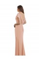 Compre Sirena Cuello Barco Cuello Alto Gasa Largo Vestidos de dama de honor / Vestidos de fiesta