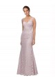 Compre Sirena Cuello en V Cuello de Corazón Encaje Largo Vestidos de dama de honor / Vestidos de fiesta