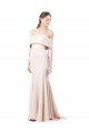 Compre Sirena Hombros Descubiertos Crepé Elástico Largo Formales Vestidos de dama de honor / Vestidos de fiesta
