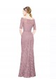 Compre Sirena Hombros Descubiertos Encaje Largo Vestidos de dama de honor / Vestidos de fiesta