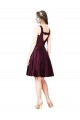 Compre línea A Barco Satén Corto Vestidos de dama de honor / Vestidos de fiesta / Vestidos de cóctel