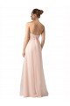 Compre línea A Cuello de Corazón Tul Largo Vestidos de dama de honor