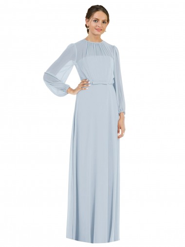 Compre línea A Sin tirantes Gasa Largo Formales Vestidos de dama de honor / Vestidos de noche