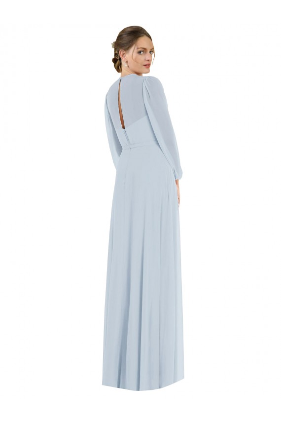 Compre línea A Sin tirantes Gasa Largo Formales Vestidos de dama de honor / Vestidos de noche