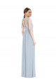 Compre línea A Tirantes espagueti Gasa Largo Vestidos de dama de honor