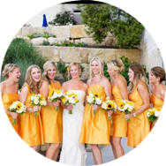 Compre Amarillo Vestidos de dama de honor