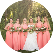 Compre Naranja Vestidos de dama de honor