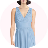 Compre Cuello en V Vestidos de dama de honor